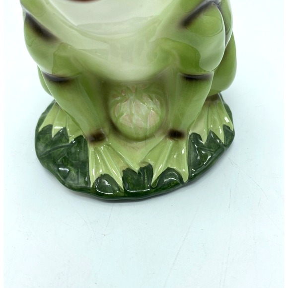 VTG Hand Painted Frog Teapot/Pitcher, Ceramic, Takahashi made in Japan Kitsch - Picture 5 of 12